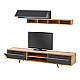 Σύνθεση τηλεόρασης Serine Megapap χρώμα sapphire oak - ανθρακί 170x37x45εκ. Σύνθεση τηλεόρασης Serine Megapap χρώμα sapphire oak - ανθρακί 170x37x45εκ.