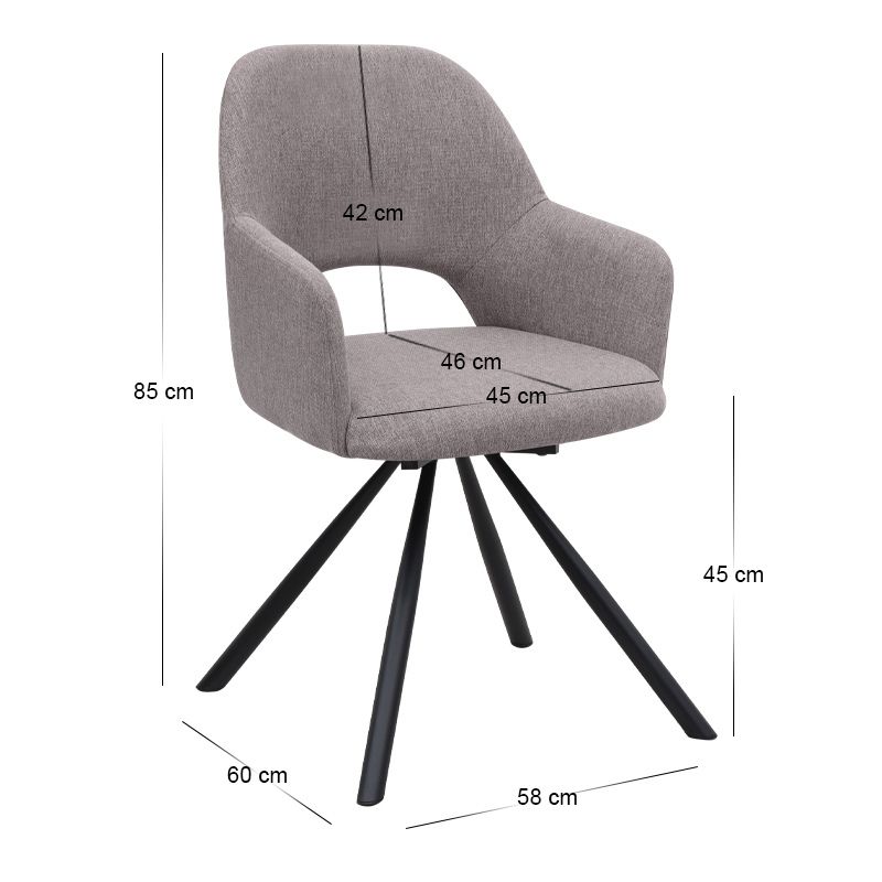 Σετ τραπεζαρία 5τμχ Rubes - Gabriel Megapap χρώμα φυσικό οξιάς - ανοιχτό μπεζ Ø100x78εκ.