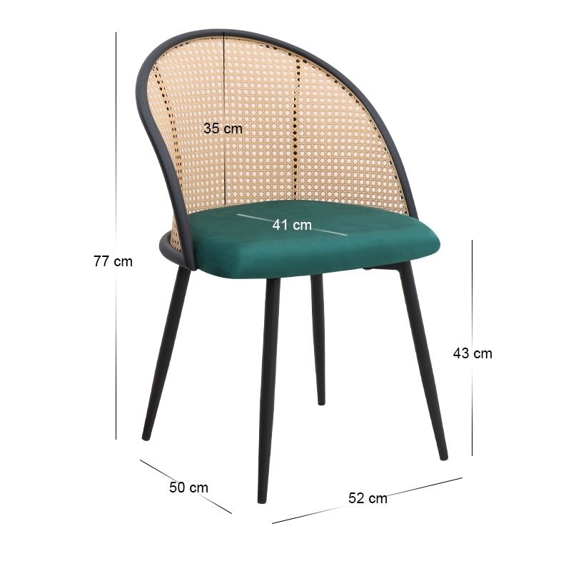 Σετ τραπεζαρία 5τμχ Rubes - Jacob Megapap χρώμα γκρι σκυροδέματος - κυπαρισσί Ø100x78εκ.
