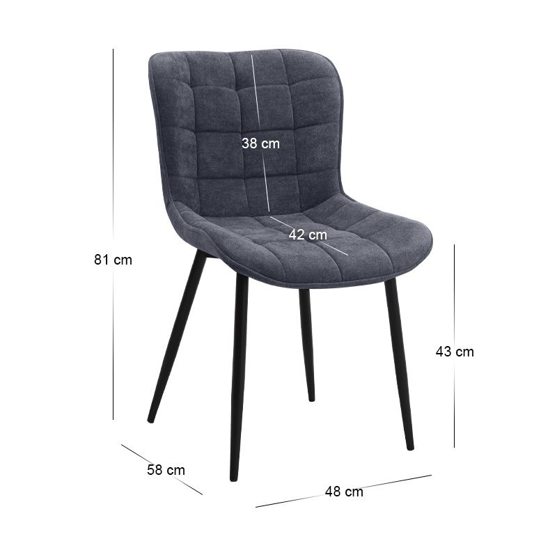 Σετ τραπεζαρία 5τμχ Darlen - Chiara Megapap χρώμα λευκό - ανθρακί 125x72x74εκ.