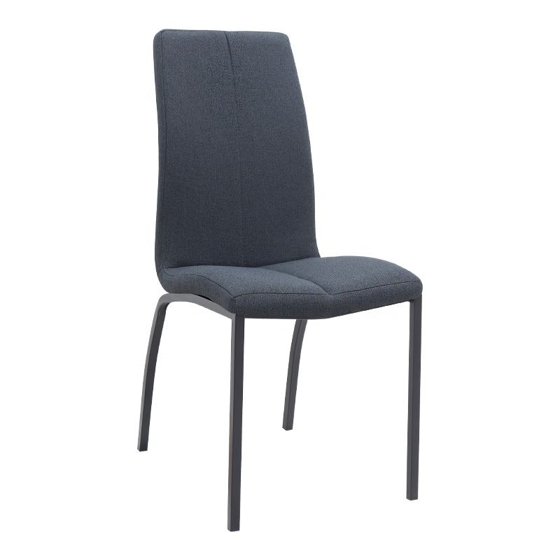 Σετ τραπεζαρία 5τμχ Darlen - Fina Megapap χρώμα καρυδί - ανθρακί 125x72x74εκ.