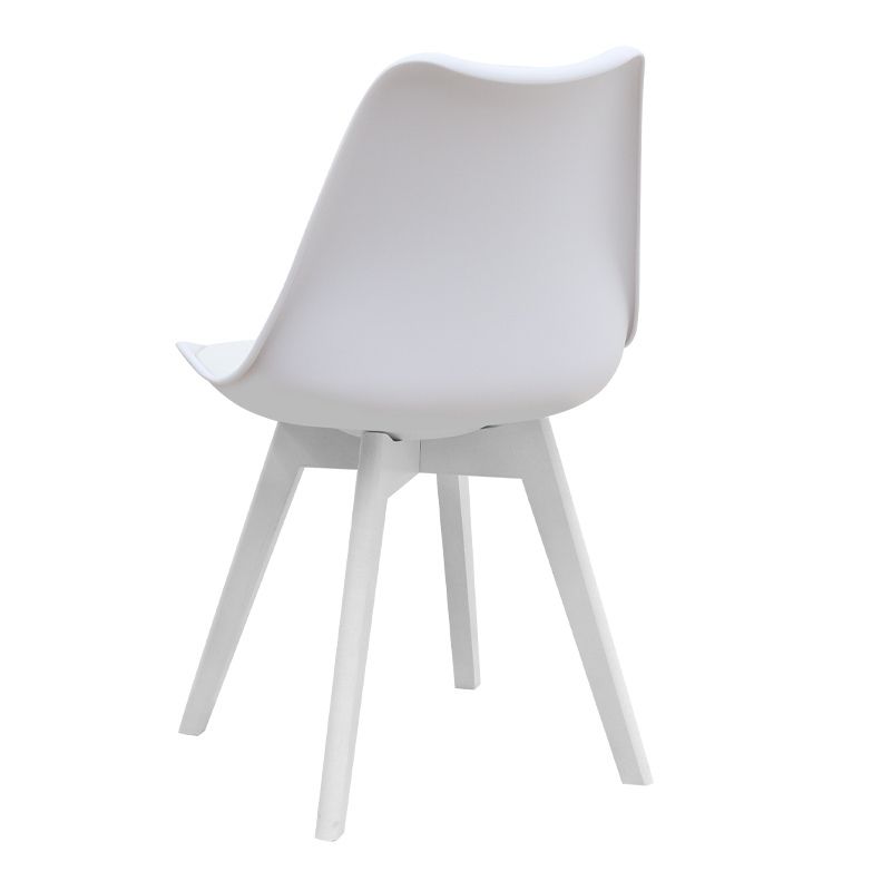 Σετ τραπεζαρία 5τμχ Darlen - Viva Megapap χρώμα sencron black - λευκό 125x72x74εκ.