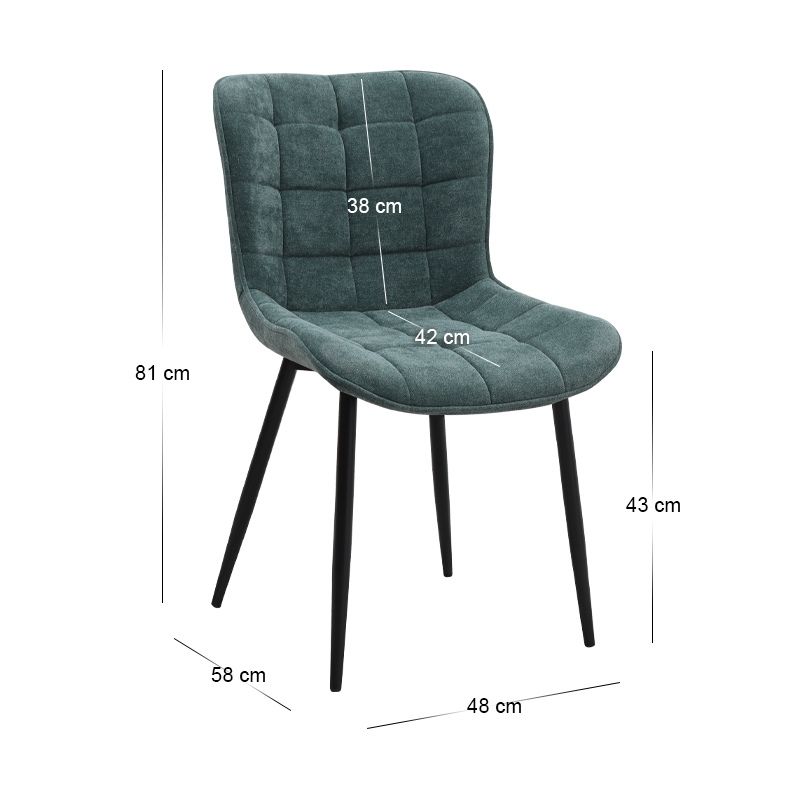 Σετ τραπεζαρία 5τμχ Bohema - Chiara Megapap χρώμα μαύρο/sepet oak - πράσινο Ø90x77,7εκ.