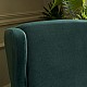 Μπερζέρα - πολυθρόνα Lola Megapap βελούδινη χρώμα κυπαρισσί 77x70x92εκ.