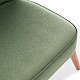 Καρέκλα Layla Megapap υφασμάτινη χρώμα πράσινο 64x59x84εκ.