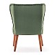 Καρέκλα Layla Megapap υφασμάτινη χρώμα πράσινο 64x59x84εκ.