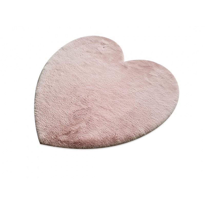 Χαλι Puffy Fc19 Pink Heart Antislip - 120X120Η  Newplan