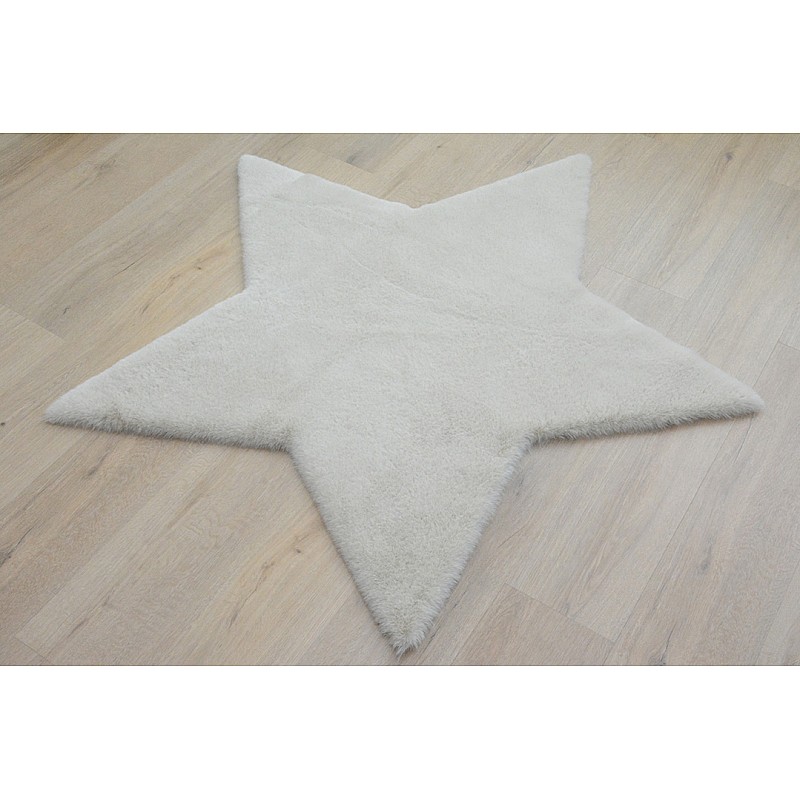 Χαλι Puffy Fc3B Beige Star Antislip - 160X160  Newplan