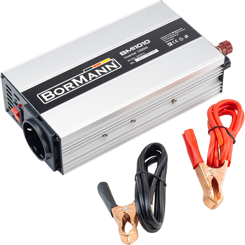 Inventer-μετατροπέας 12V-220V, 1000W Bormann 042471