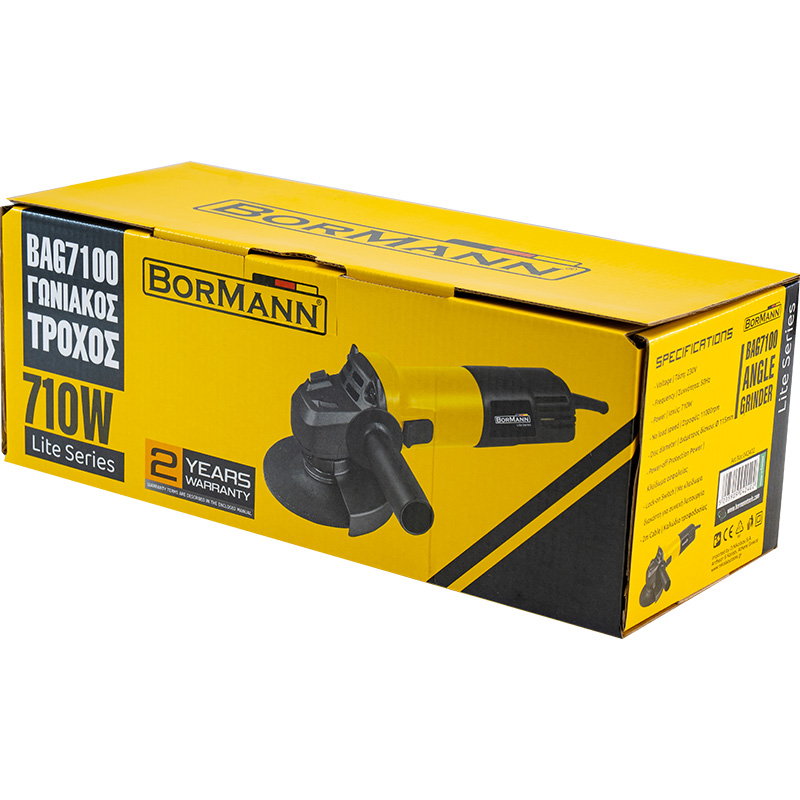 Bormann BAG7100 Τροχός 115mm Ρεύματος 710W 042402