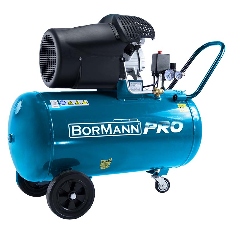 Αεροσυμπιεστής λαδιού μονομπλόκ Bormann 100lt 3hp BAT5040 030812