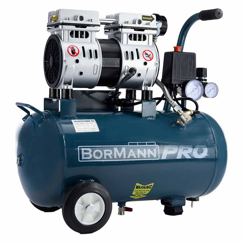 Αεροσυμπιεστής Bormann oil-less (χωρίς λάδι) 0.75lt BAT5080 030850