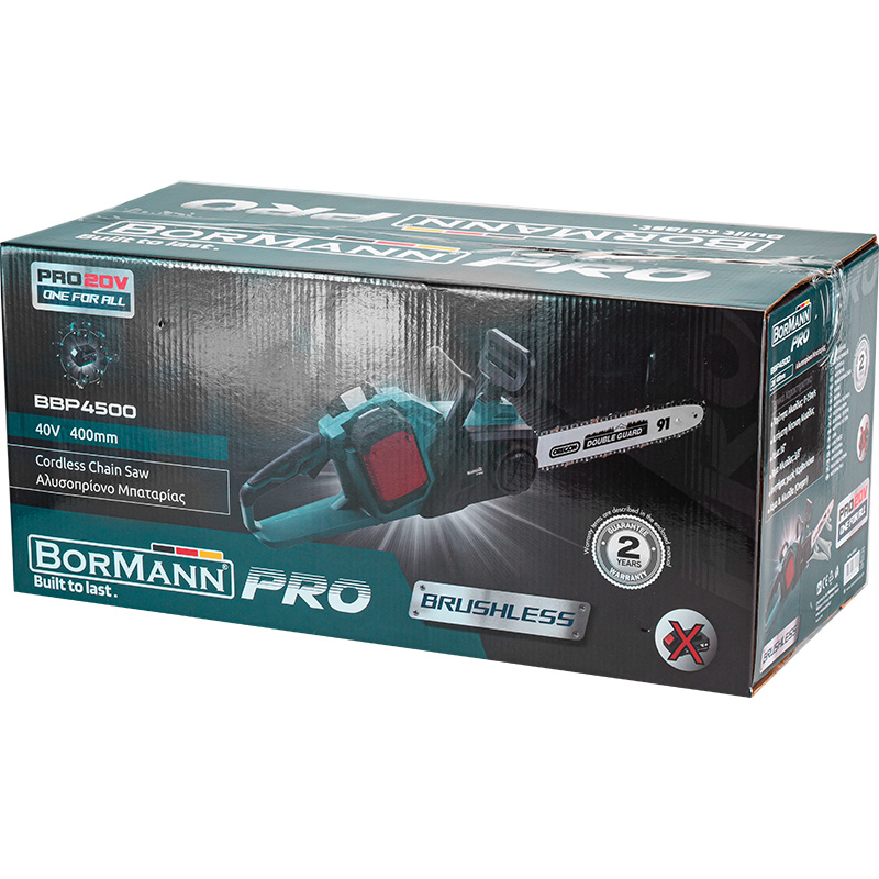 Bormann BBP4500 Αλυσοπρίονο Μπαταρίας 6kg με Λάμα 40cm