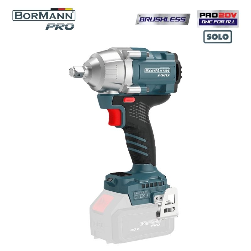 BORMANN Po BBP5385 Μπουλονόκλειδο,Brushless Mπαταρίας 20V,Li-Ion,800Nm,0-1400/1900/2400rpm,SOLO