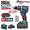 BORMANN Pro BBP5451X44CA Δραπαν/βιδο Κρουστικό 20V,2x4Ah,Li-Ion,Compact,2 Ταχύτητες & Βαλίτσα