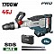 BORMANN Pro BDH3250 Κατεδαφιστικό Πιστολέτο SDS-MAX,1700W,45J,200-2100bpm & Βαλίτσα με Καλέμι-Βελόνι