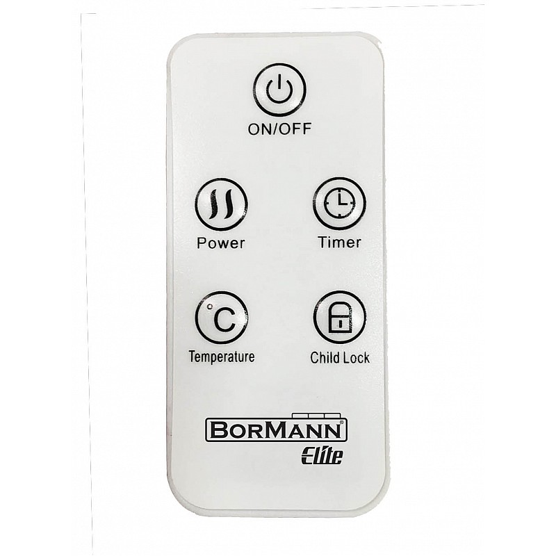 Bormann Elite BEH5050 Επιδαπέδιος Θερμοπομπός Μπάνιου 2000W με Ηλεκτρονικό Θερμοστάτη