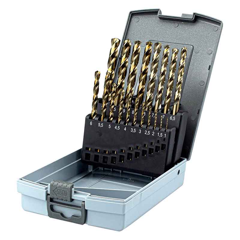 Σετ τρυπάνια HSS-CO 1-10mm (19 Τεμ.) BORMANN Pro BHT1400