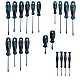 BORMANN Pro BHT1665 Σετ 20τεμ Κατσαβίδια (7xSL, 5xPH, 4xTorx & 4xPrecision),S2 BORMANN Pro BHT1665 Σετ 20τεμ Κατσαβίδια (7xSL, 5xPH, 4xTorx & 4xPrecision),S2