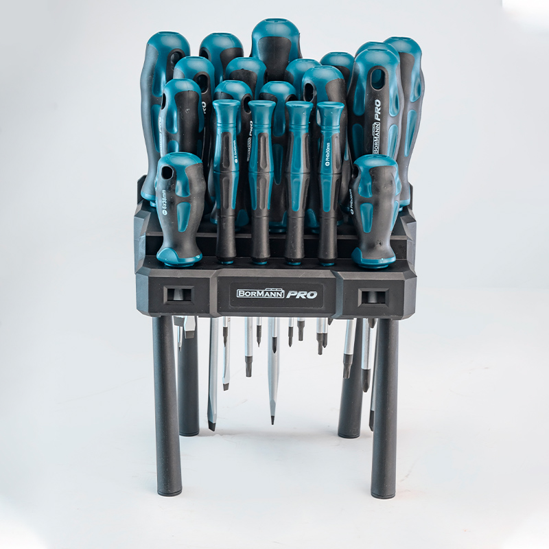 BORMANN Pro BHT1665 Σετ 20τεμ Κατσαβίδια (7xSL, 5xPH, 4xTorx & 4xPrecision),S2 BORMANN Pro BHT1665 Σετ 20τεμ Κατσαβίδια (7xSL, 5xPH, 4xTorx & 4xPrecision),S2