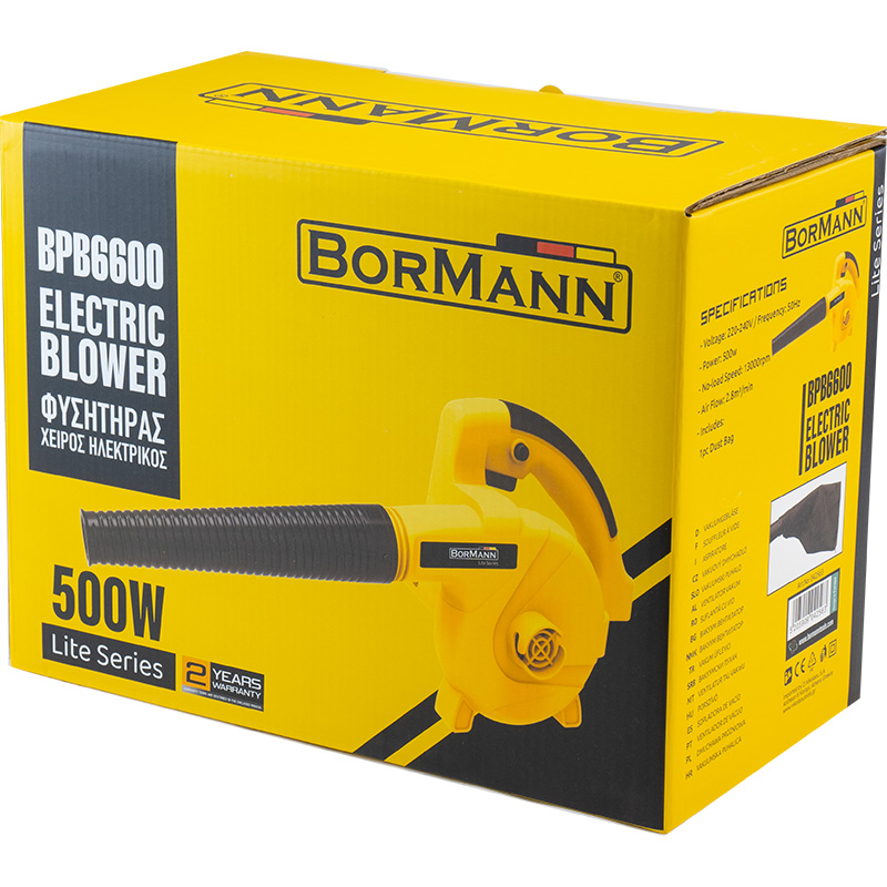 Bormann BPB6600 Φυσητήρας Χειρός Ηλεκτρικός 500W