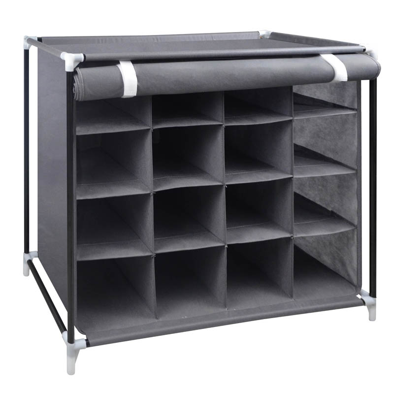 Υφασμάτινη Παπουτσοθήκη BPC1600 με 4 Ράφια 85x35x65cm