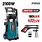 BORMANN Pro BPW4510 Πλυστικό Υψηλής Πίεσης 2100W,Επαγωγικό Μοτέρ,180bar,432L/h,Turbo Μπεκ,Ανέμη
