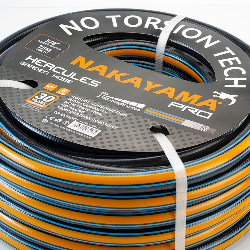 NAKAYAMA Pro GH5900 Λάστιχο Hercules 6 Επιστρώσεις 15m 1/2" NAKAYAMA Pro GH5900 Λάστιχο Hercules 6 Επιστρώσεις 15m 1/2"