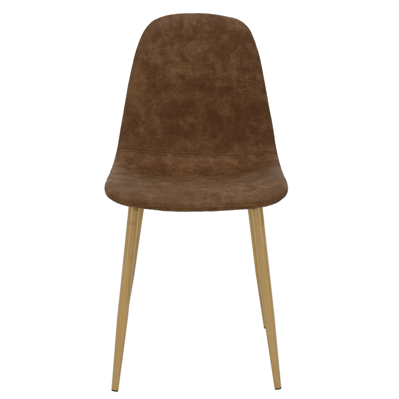Καρέκλα Bella Pakoworld Pu Καφέ Antique-Φυσικό Πόδι Καρέκλα Bella Pakoworld Pu Καφέ Antique-Φυσικό Πόδι