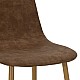Καρέκλα Bella Pakoworld Pu Καφέ Antique-Φυσικό Πόδι Καρέκλα Bella Pakoworld Pu Καφέ Antique-Φυσικό Πόδι