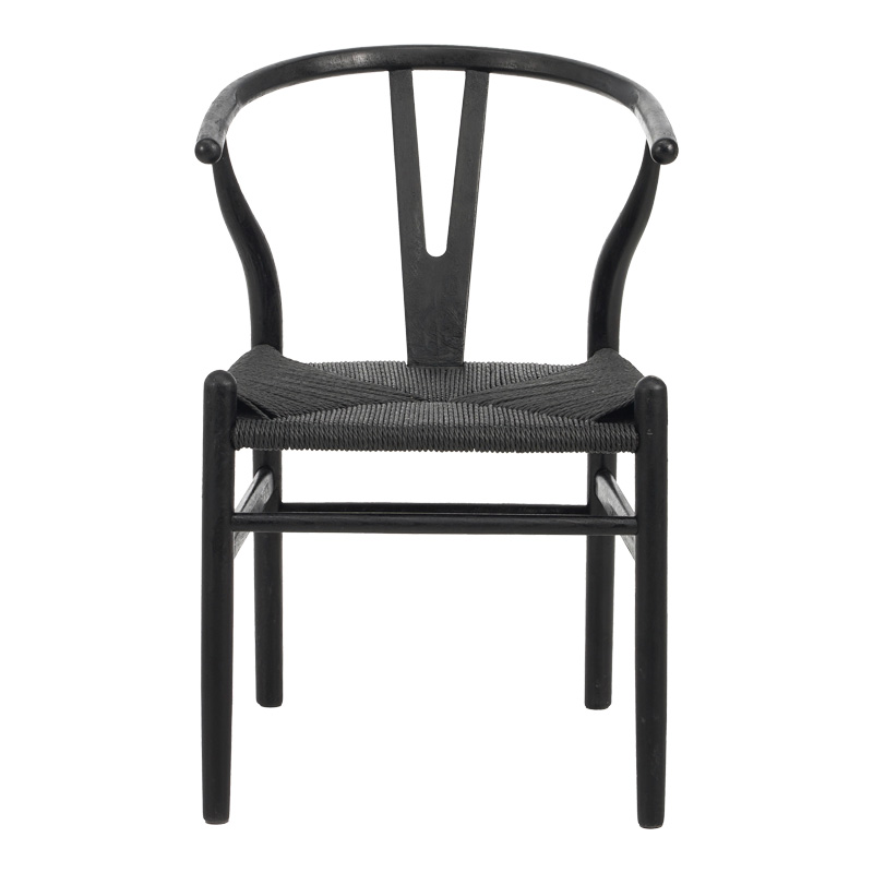 Καρέκλα Wishbone Pakoworld Rubberwood-Σχοινί Σε Μαύρη Απόχρωση 53.5X57X74Εκ Καρέκλα Wishbone Pakoworld Rubberwood-Σχοινί Σε Μαύρη Απόχρωση 53.5X57X74Εκ