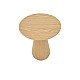 Τραπέζι Σαλονιού Donda Pakoworld Mdf Σε Sonoma Απόχρωση Φ60X40Εκ