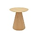 Βοηθητικό Τραπέζι Donda Pakoworld Mdf-Μέταλλο Sonoma Φ45X50Εκ
