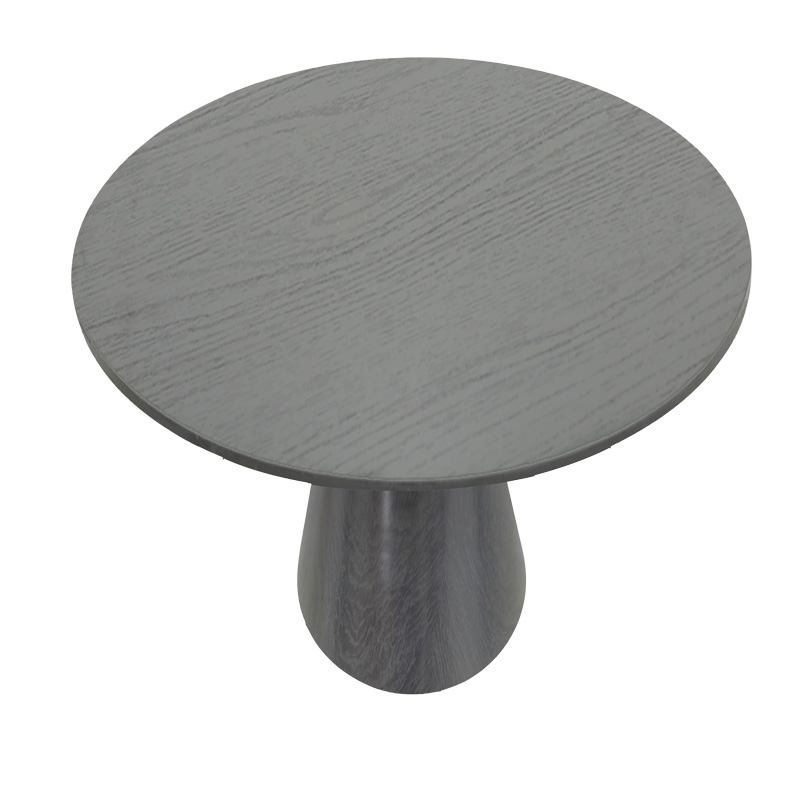 Tραπέζι Donda Pakoworld Mdf-Μέταλλο Μαύρο Φ100X76Εκ