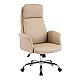 Καρέκλα Γραφείου Διευθυντή Derjio Pakoworld Μπεζ Pu 68X66X115Εκ