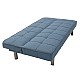 Καναπές-Κρεβάτι Travis Pakoworld 3Θέσιος Με Ύφασμα Ανοικτό Μπλε 175X83X74Εκ