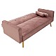 Καναπές-Κρεβάτι Success Pakoworld 3Θέσιος Βελούδο Σάπιο Μήλο 190X80X84Εκ