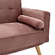 Καναπές-Κρεβάτι Success Pakoworld 3Θέσιος Βελούδο Σάπιο Μήλο 190X80X84Εκ