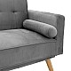 Καναπές-Κρεβάτι Success Pakoworld 3Θέσιος Βελούδο Γκρι 190X80X84Εκ