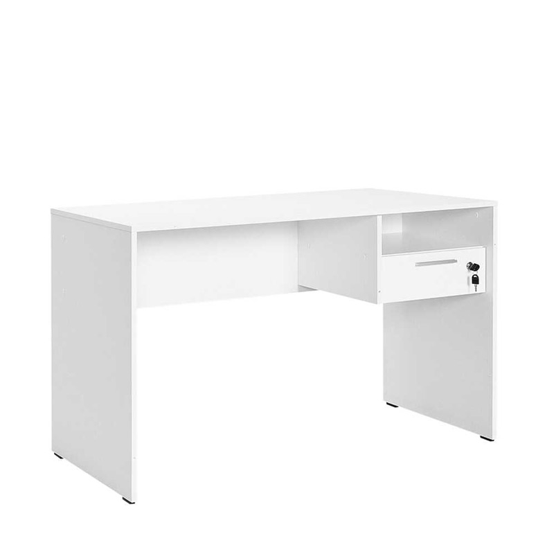 Γραφείο Εργασίας Concept I Pakoworld Σε Λευκή Diamont Απόχρωση 120X60X75Εκ