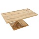 Τραπέζι Σαλονιού Solange Pakoworld Χρώμα Sonoma 110X55X47.5Εκ Τραπέζι Σαλονιού Solange Pakoworld Χρώμα Sonoma 110X55X47.5Εκ