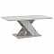 Τραπέζι Σαλονιού Solange Pakoworld Χρώμα Λευκό Μαρμάρου 110X55X47.5Εκ