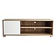 Έπιπλο Τηλεόρασης Ellon Pakoworld Μελαμίνης Sonoma-Λευκό 120X40X41Εκ. Έπιπλο Τηλεόρασης Ellon Pakoworld Μελαμίνης Sonoma-Λευκό 120X40X41Εκ.