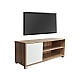 Έπιπλο Τηλεόρασης Ellon Pakoworld Μελαμίνης Sonoma-Λευκό 120X40X41Εκ. Έπιπλο Τηλεόρασης Ellon Pakoworld Μελαμίνης Sonoma-Λευκό 120X40X41Εκ.