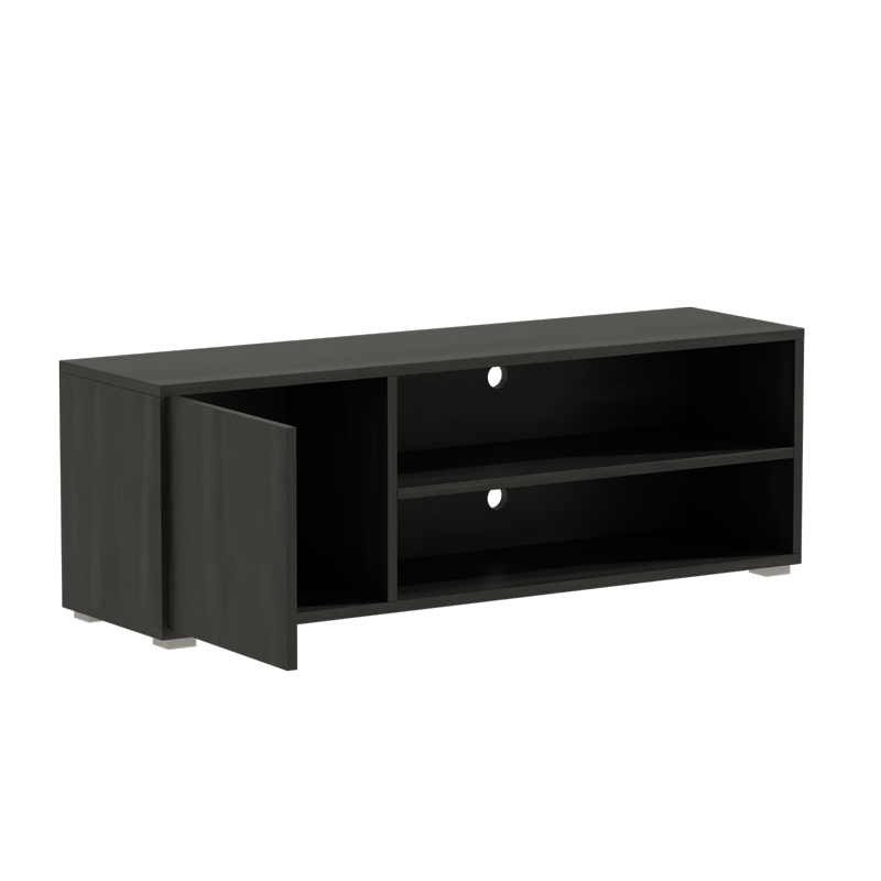 Έπιπλο Τηλεόρασης Ellon Pakoworld Μελαμίνης Zebrano 120X40X41Εκ.