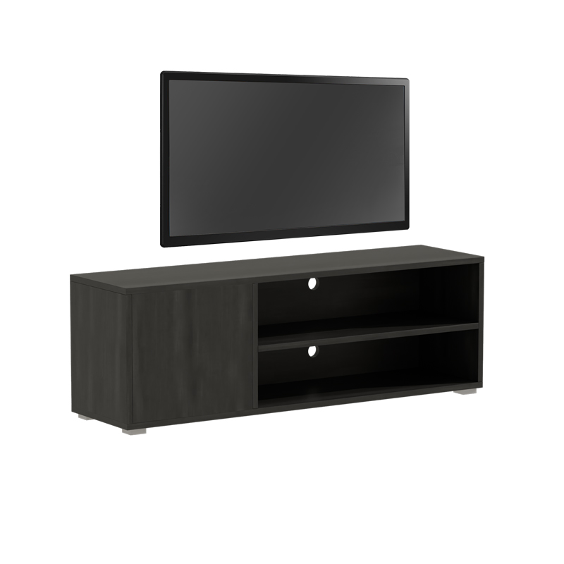 Έπιπλο Τηλεόρασης Ellon Pakoworld Μελαμίνης Zebrano 120X40X41Εκ.