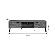 Έπιπλο Τηλεόρασης Thelma Pakoworld Sonoma Μελαμίνης 150X40X41.6Εκ Έπιπλο Τηλεόρασης Thelma Pakoworld Sonoma Μελαμίνης 150X40X41.6Εκ
