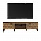 Έπιπλο Τηλεόρασης Thelma Pakoworld Sonoma Μελαμίνης 150X40X41.6Εκ