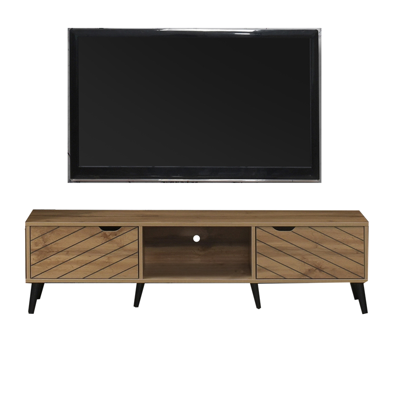 Έπιπλο Τηλεόρασης Thelma Pakoworld Sonoma Μελαμίνης 150X40X41.6Εκ