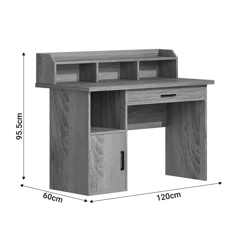 Γραφείο Εργασίας Workie Pakoworld Sonoma Mdf 120X60X95.5Εκ Γραφείο Εργασίας Workie Pakoworld Sonoma Mdf 120X60X95.5Εκ